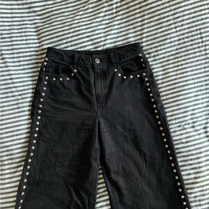 Black Studded Jeans